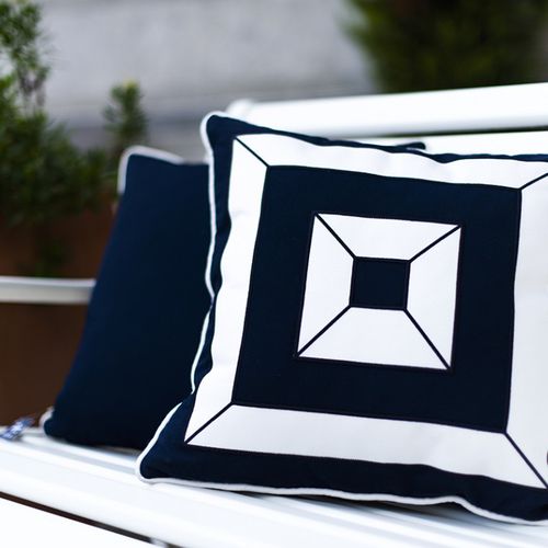 Almofada para solário - SQUARE NAVY - Aeris Design Tekstil Pazarlama ve Tic. Ltd. Sti. - de cabine / para barco