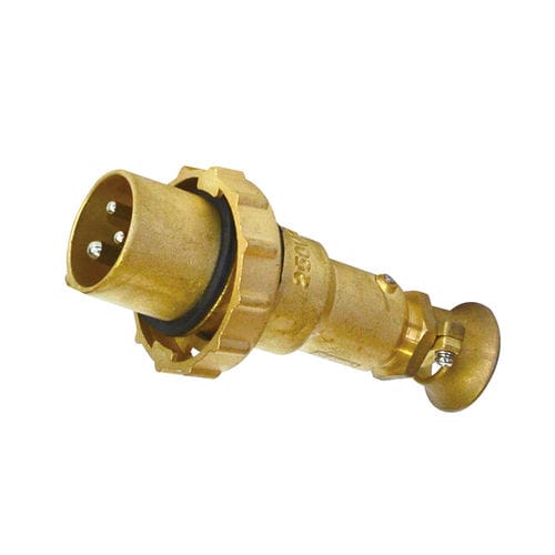 Tomada estanque elétrica para navio - CTS2-2 i4 - Zhejiang Bozhou Marine Electric Technology Co., Ltd. - macho / de alta corrente