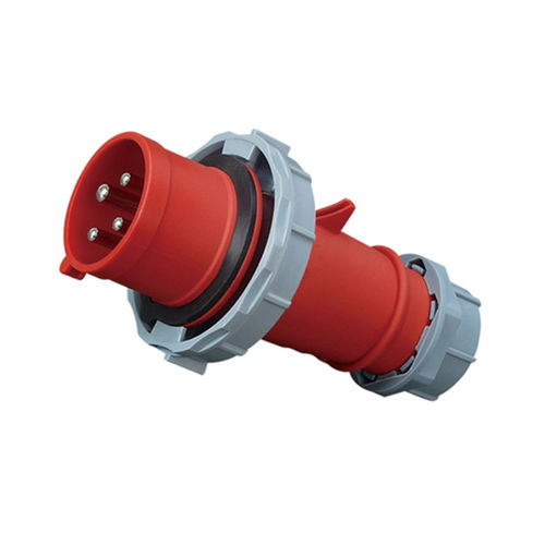 Tomada estanque elétrica para navio - CRT-14432P - Zhejiang Bozhou Marine Electric Technology Co., Ltd. - macho / de alta corrente