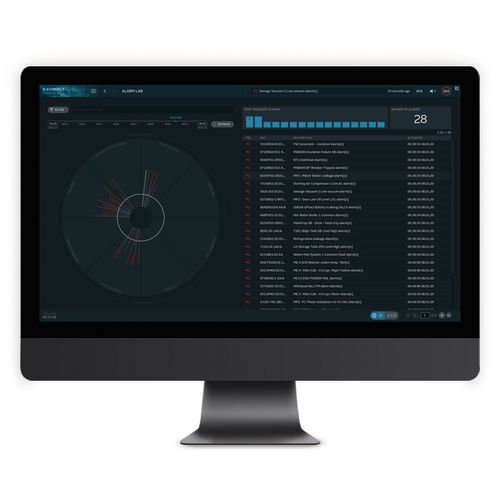 Sistema de monitoramento e controle para navio - AMS  - Blue Ctrl - para motor / de propulsão