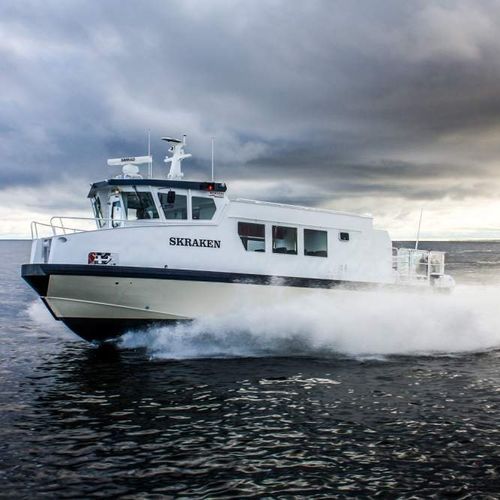 Barco profissional barco de passageiros - 1450  - Kewatec - com motor de centro / a diesel / em alumínio