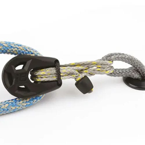 Moitão simples - IB_S0.6 - INO-ROPE - de retorno / com fixação têxtil / ø máx. corda: 8 mm