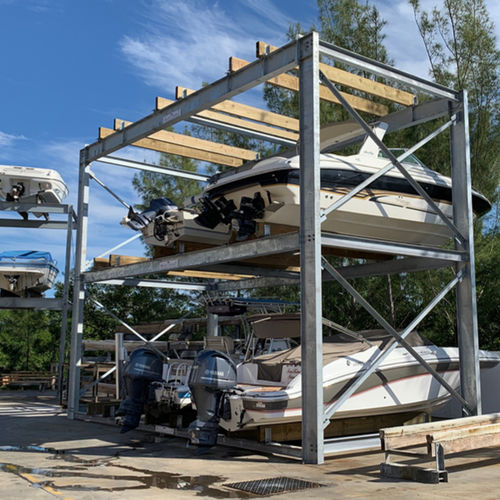 Suporte para barco - Mack David Buildings - para armazenamento a seco