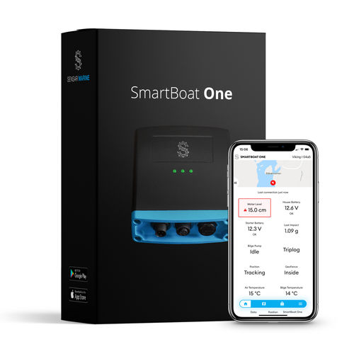 Sistema de vigilância e acompanhamento para barco - SmartBoat One  - Sensar Marine - com aplicativo para celular