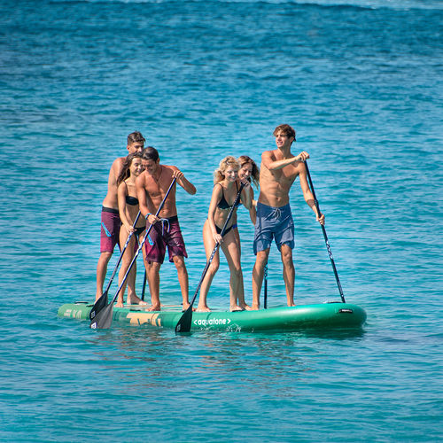Prancha de SUP inflável - MEGA JUNGLE - Aquatone - Allround / para windSUP / para iniciante