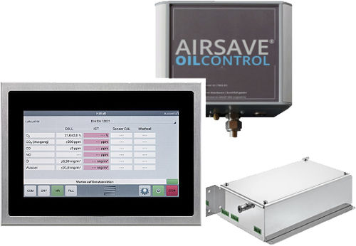Instrumento de medição para ar respirável - AIRSAVE ULTIMATE - IDE-COMPRESSORS e.K. - para ar comprimido