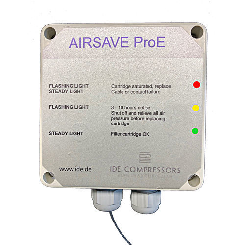 Detector de gás - AIRSAVE PRO E - IDE-COMPRESSORS e.K. - para ar comprimido / para ar respirável