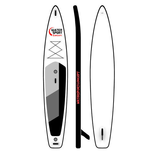 Prancha de stand-up paddle inflável - BLACK 14'6 - WATERSPORT CONCEPT - de Race / de turismo / para nível intermediário