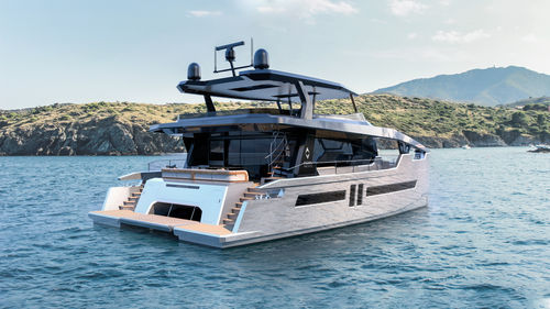 Iate a motor catamarã - OCEAN ECO  60 - Alva Yachts GmbH - de cruzeiro / com flybridge / elétrico