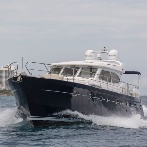 Iate a motor de cruzeiro - E6 - Elling Shipbuilding bv - trawler / com hard-top / com linha de eixo