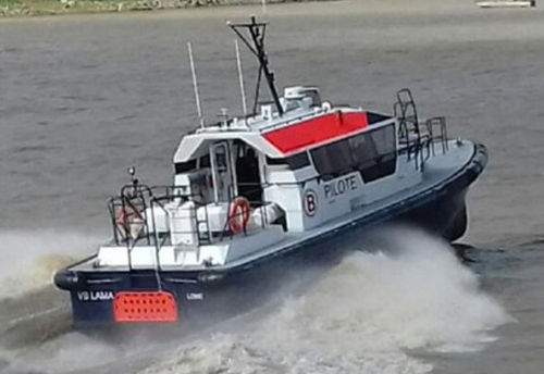 Barco profissional barco para transporte de tripulação - AMS 1500 - Alumarine Shipyard - barco para transporte de pilotos / com motor de centro / em alumínio