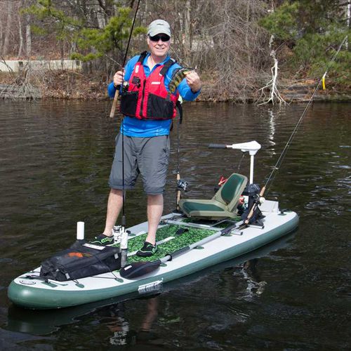 Prancha de SUP inflável - FishSUP™ 126 - SeaEagle.com - de pesca / para adulto / de 2 lugares