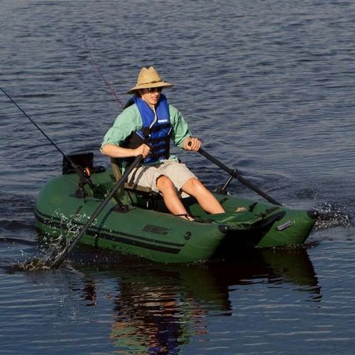 Barco inflável com motor de popa - 285 Frameless - SeaEagle.com - semirrígido / open / de pesca