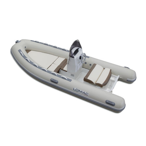 Barco inflável com motor de popa - EUFORIA 460 - Lomac - semirrígido / open / com console lateral