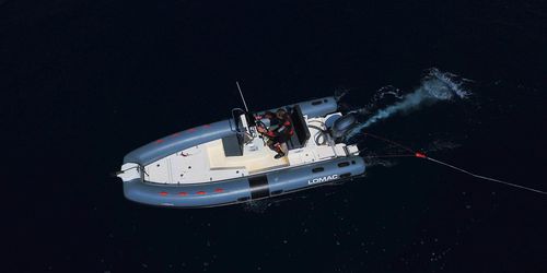 Barco inflável multicasco - Euforia 540 - Lomac - com motor de popa / de gasolina / semirrígido