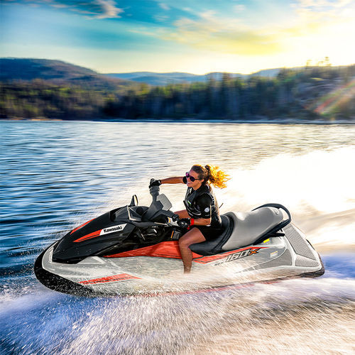 Jet-ski sentado - STX® 160X - Kawasaki - de 3 lugares / 160 cv / de 4 tempos
