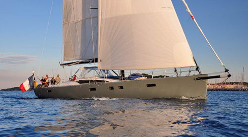 Iate à vela de cruzeiro - 70 - Futuna Yachts - de popa aberta / em alumínio / com gurupés