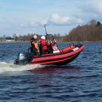 Barco profissional barco salva-vidas -  Polytor 16 - PETOR - com motor de popa / em polietileno / barco inflável semirrígido
