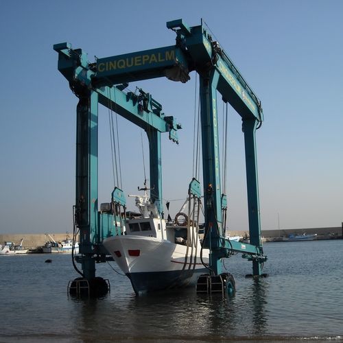 Travel lift controlado remotamente - 160 - Eden Tech Srl - com tração às quatro rodas / anfíbio
