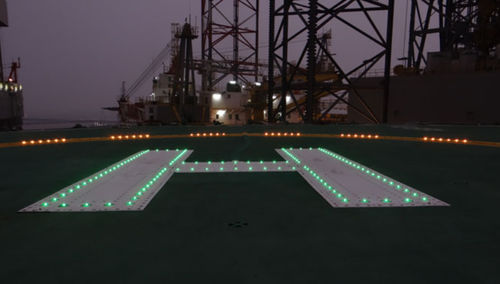 Luz de sinalização para navio - Pharodeck­­™ - PHAROS MARINE AUTOMATIC POWER - para heliporto / pré-montada