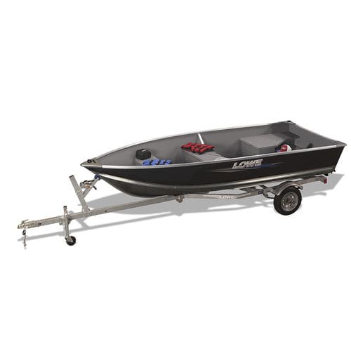 Barco profissional barco utilitário - WV1260 - Lowe - com motor de popa / em alumínio