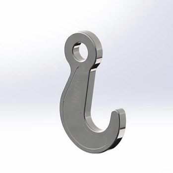 Gancho para navio - AST-HK - International Lashing Systems - tipo C / com olhal / simples