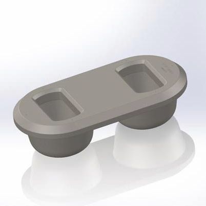 Ponto de ancoragem para amarração de contêineres - DF-72(25)-V - International Lashing Systems