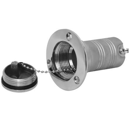 Bocal de abastecimento de rosquear - HW-MFGZYK - HWHongRV - para tanque de combustível / em aço inoxidável