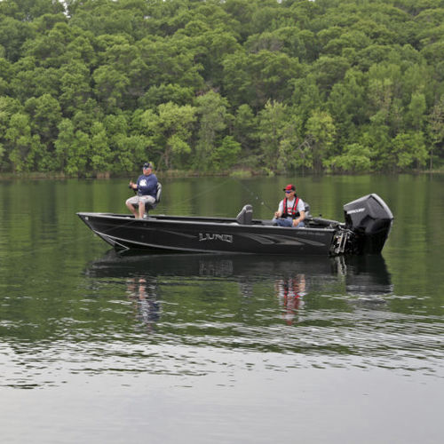 Bote com motor de popa - 2075 PRO GUIDE - Lund - open / de pesca esportiva / em alumínio