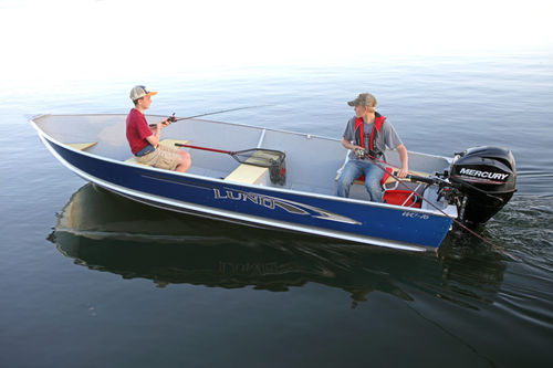 Bote com motor de popa - WC-16 - Lund - de pesca esportiva / em alumínio / máx. 5 pessoas