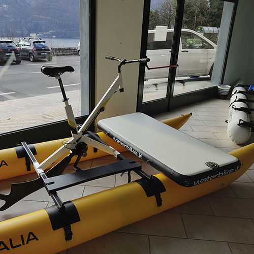 Plataforma inflável - Inflatable mattress - WATERBIKE ITALIA - flutuante / para bicicleta aquática