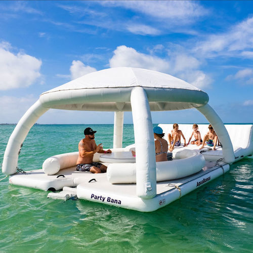 Equipamento de diversão aquática plataforma - Party Bana™ - AquaBanas - para iate / inflável