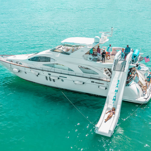 Equipamento de diversão aquática escorregador - Yacht Slide 450cm - AquaBanas - para iate / inflável