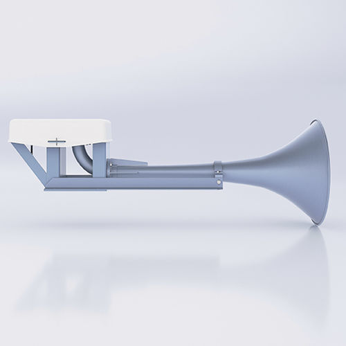 Buzina pneumática - Makrofon ZM200/90b ZVE(E)H - ZÖLLNER Signal GmbH - para navio > 200 m / IP56 / de emergência