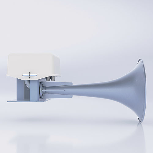 Buzina pneumática - Makrofon M125/160b ZVE(E)H - ZÖLLNER Signal GmbH - para navio > 75 m e < 200 m / IP56 / de emergência