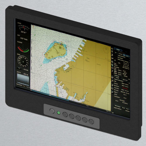 Display para barco - MO Series - Seatronx - para navio / multifuncional / com tela sensível ao toque