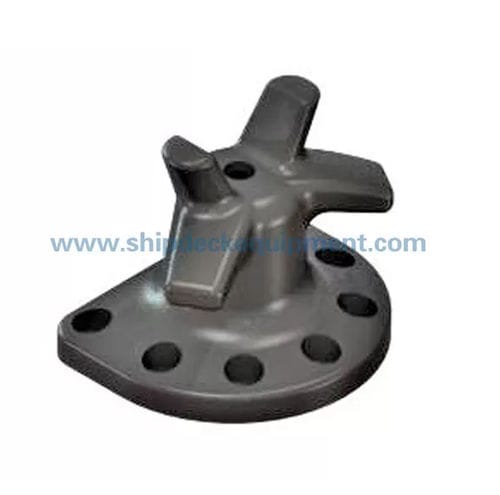 Cabeço de amarração para navio - Staghorn - Zhongyuan Ship Machinery Manufacture (Group) Co., - para terminal portuário / em aço fundido / em ferro fundido