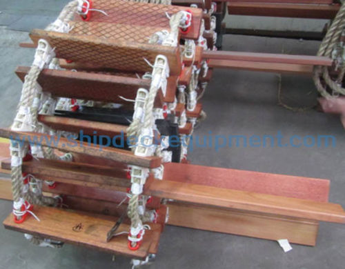 Escada para navio - ISO 799 - Zhongyuan Ship Machinery Manufacture (Group) Co., - dobrável / de embarque / em madeira