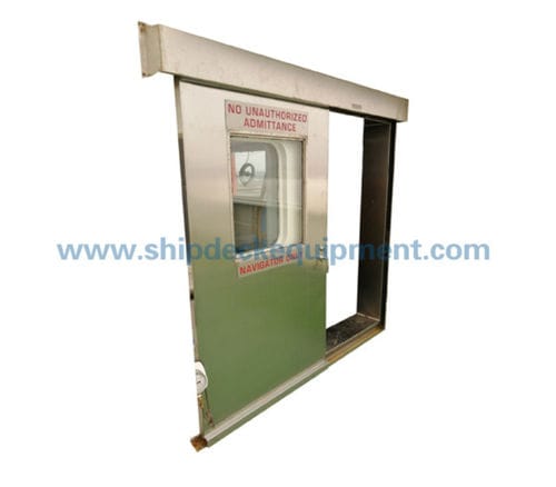 Porta para navio - Sound Proof - Zhongyuan Ship Machinery Manufacture (Group) Co., - de correr / à prova de água / em alumínio