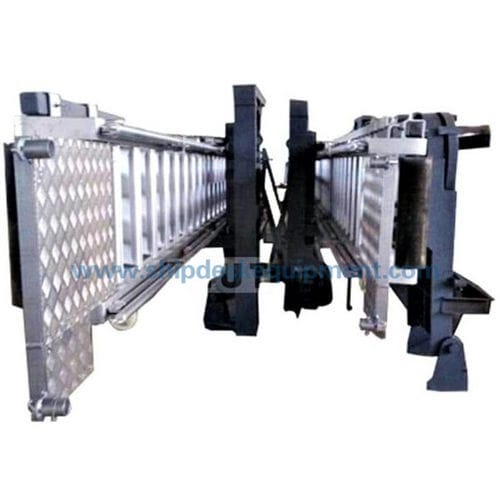 Passarela para navio - ISO 5488 - Zhongyuan Ship Machinery Manufacture (Group) Co., - motorizada / em alumínio / com corrimão