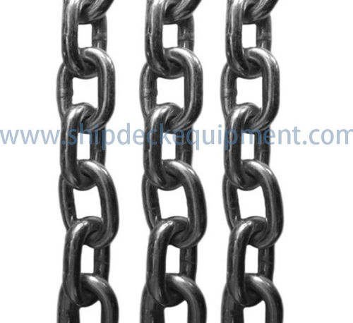 Corrente para barco de pesca profissional - Grade 80 - Zhongyuan Ship Machinery Manufacture (Group) Co., - para âncora / de elo curto