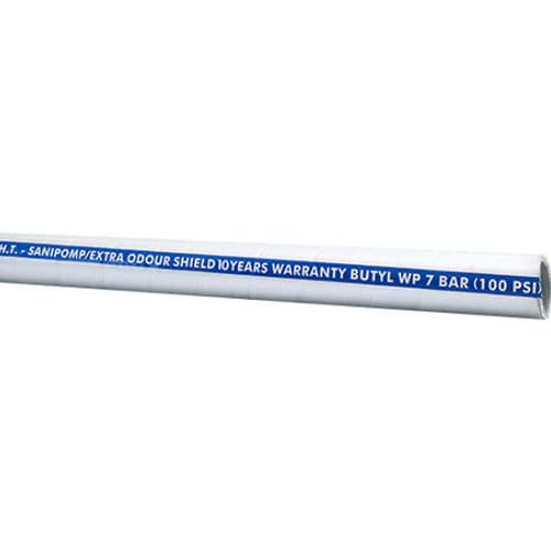 Tubo de escoamento - SANIPOMP/EXTRA SILVER 10 - Hoses Technology - para água / em borracha / para vaso sanitário