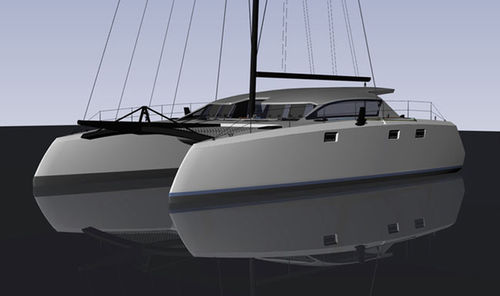 Catamarã - Raku 44 - Nautisch Centrum Delfzijl - de cruzeiro / 2 cabines / com leme duplo
