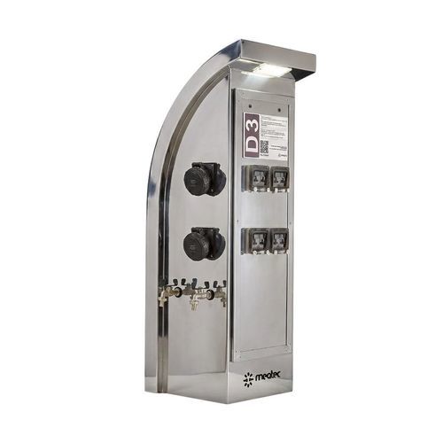Torre com iluminação embutida - Bellia - MEQTEC TECHNOLOGIES - de distribuição elétrica / de distribuição de água / para píer