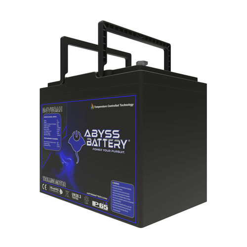 Bateria náutica - AB-24V60-BT - ABYSS BATTERY - 24 V / de lítio / de chumbo-ácido