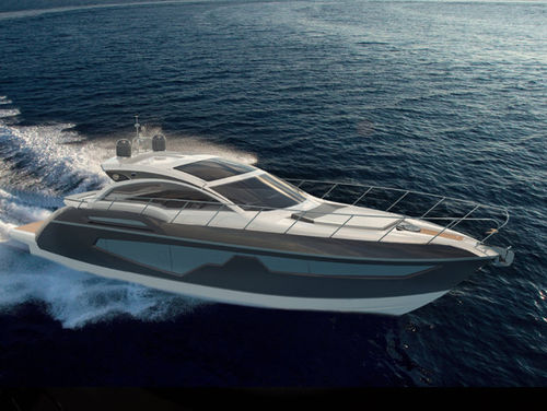 Iate a motor de cruzeiro - C48 - Sessa Marine - esportivo / com hard-top / IPS POD