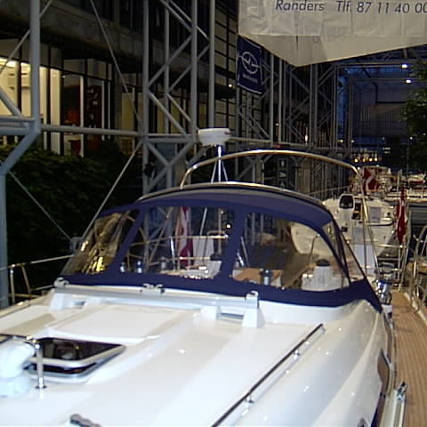 Capota tipo dodger para veleiro - Bavaria 50 - KAPELL ANNAT - para cockpit / com estrutura em aço inoxidável / azul