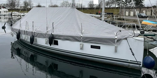 Cobertura de inverno para veleiro - Hallberg Rassy - KAPELL ANNAT - em PVC / cinza