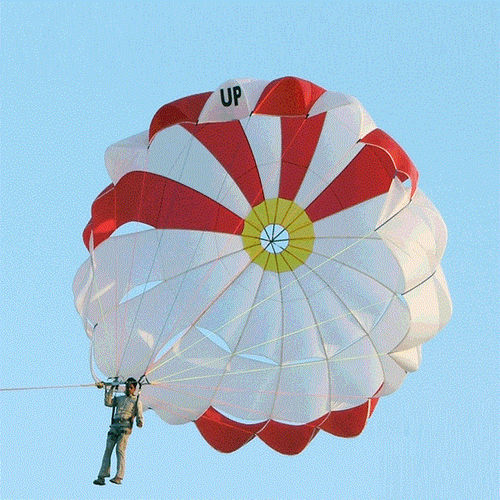 Parasail sob medida - MERAJ TANDEM 32 - Hovel Parasail - para ventos fortes / para decolagem de lancha / para decolagem de praia