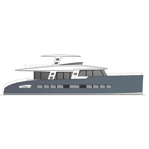 Iate a motor catamarã - CATAMARIS® 78 POWER - Catamaris - de cruzeiro oceânico / offshore / de expedição